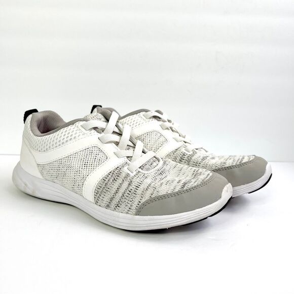 Vionic White Knit Sneakers - Picture 1 of 9